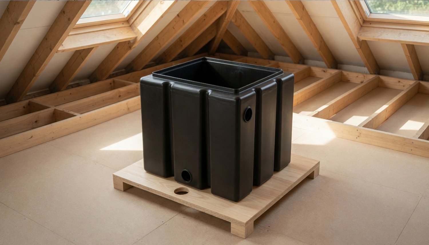 Cold Water Cistern in Loft