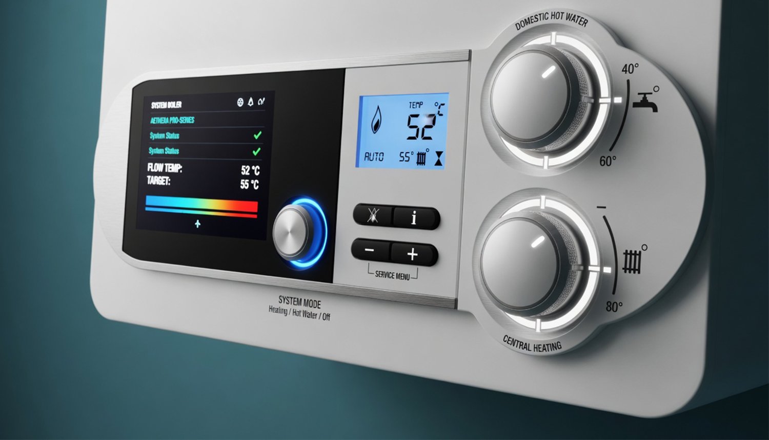 Gas Boiler Display Gas Boiler Display