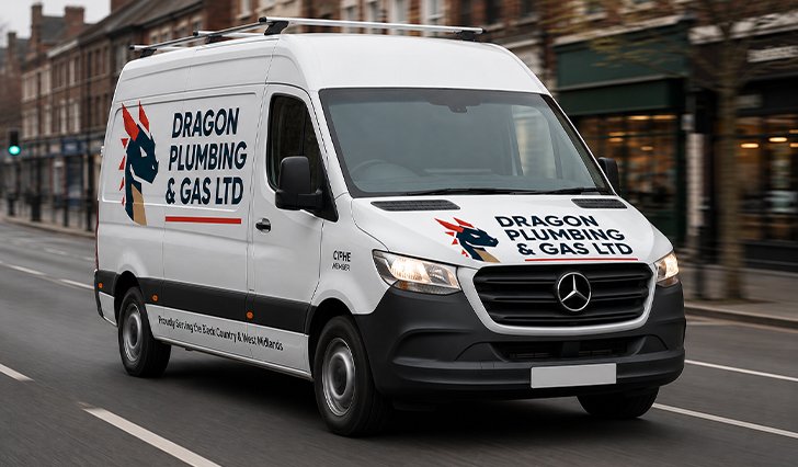 Dragon Plumbing & Gas Van